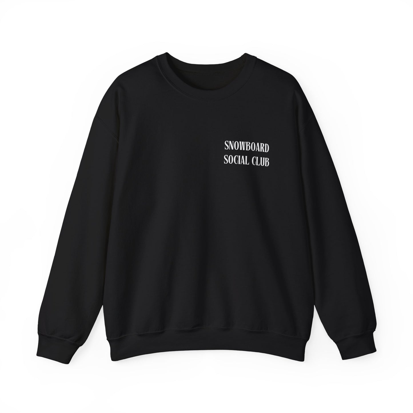 Snowboard Social Club Graphic Snowboard Sweatshirt, Powder to the People Ski Sweatshirt, Unisex Snowboarder Shirt, Snowboarding Gift
