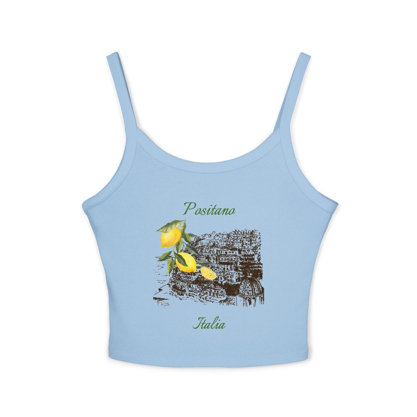 Positano Italy Spaghetti Strap Tank Top