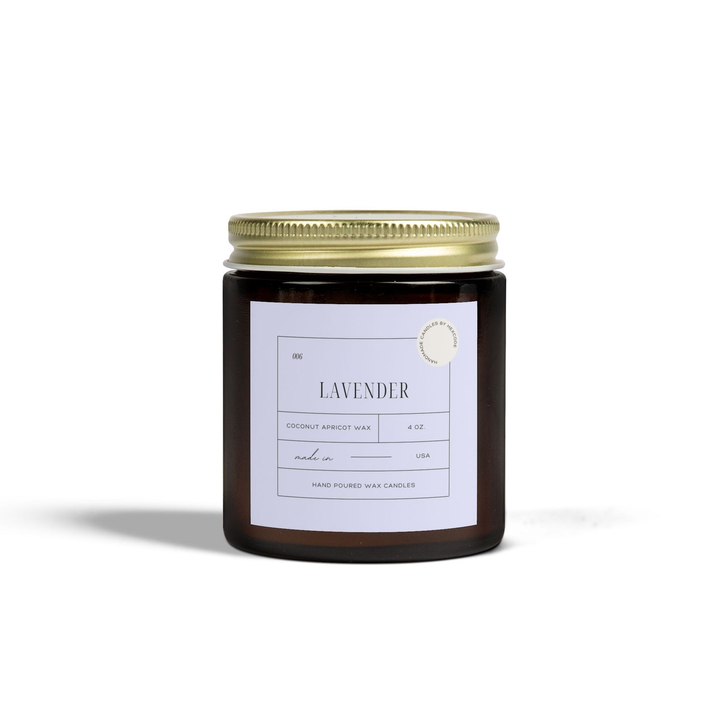 Lavender - Coconut Apricot Scented Candle