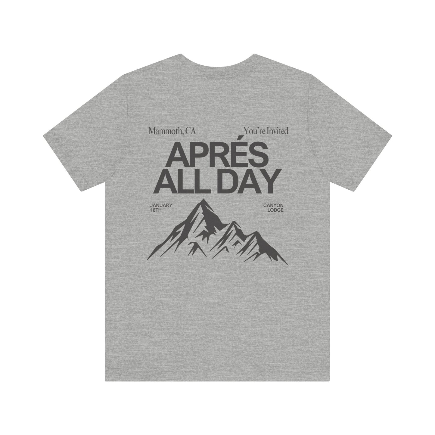 Aprés All Day Snowboard Streetwear T-Shirt