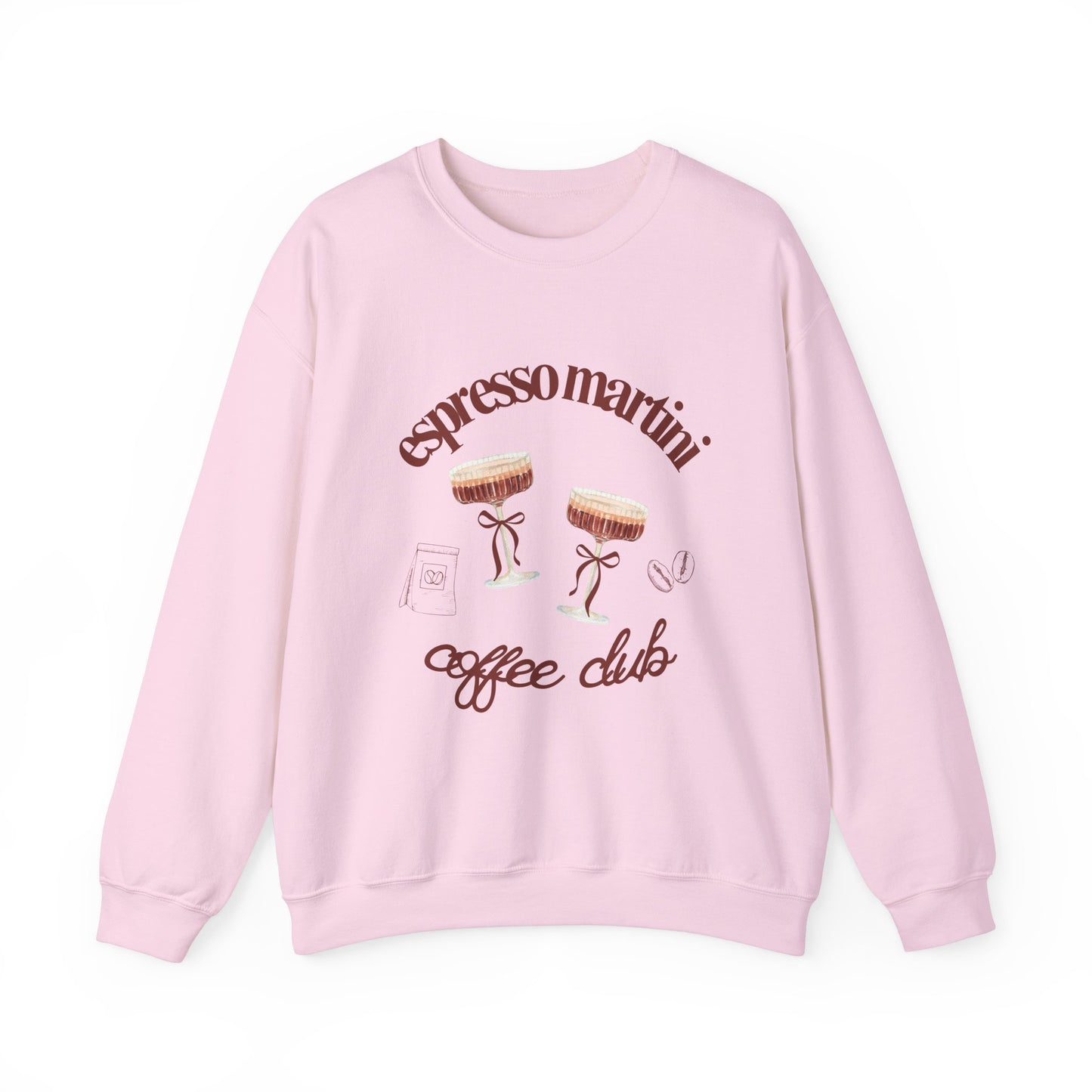Espresso Martini Coffee Club Two Tinis Graphic Sweatshirt