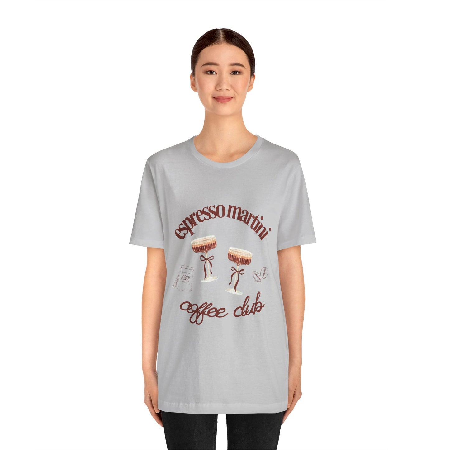 Espresso Martini Coffee Club Two Tinis Graphic Streetwear T-Shirt