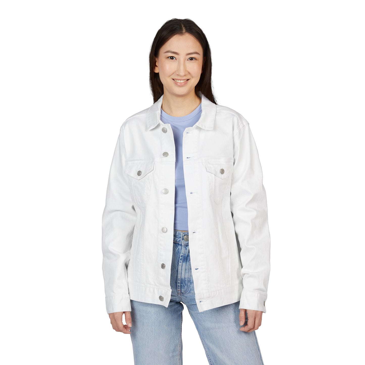Embroidered Denim Jacket with Cowgirl Boot Design, Perfect for Gifts, Casual Wear, Spring Fashion, Festival Outfits, Unique Style