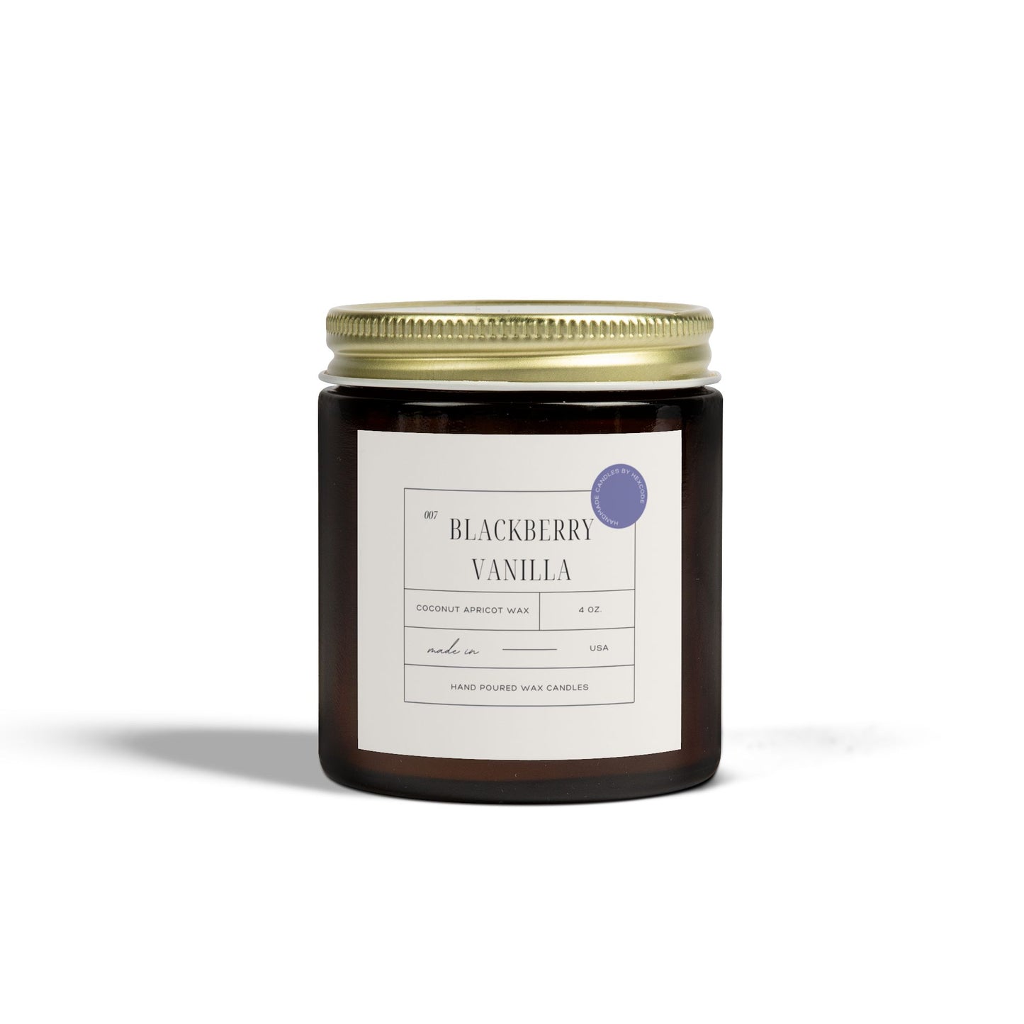 Blackberry Vanilla - Coconut Apricot Scented Candle