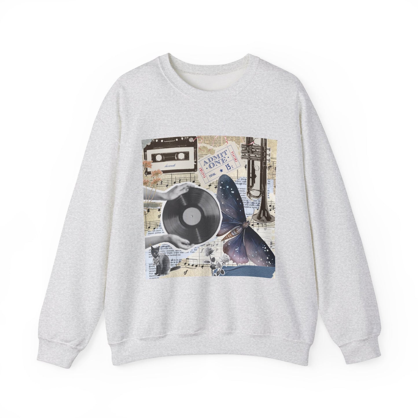 Listening Party Music Graphic Sweatshirt