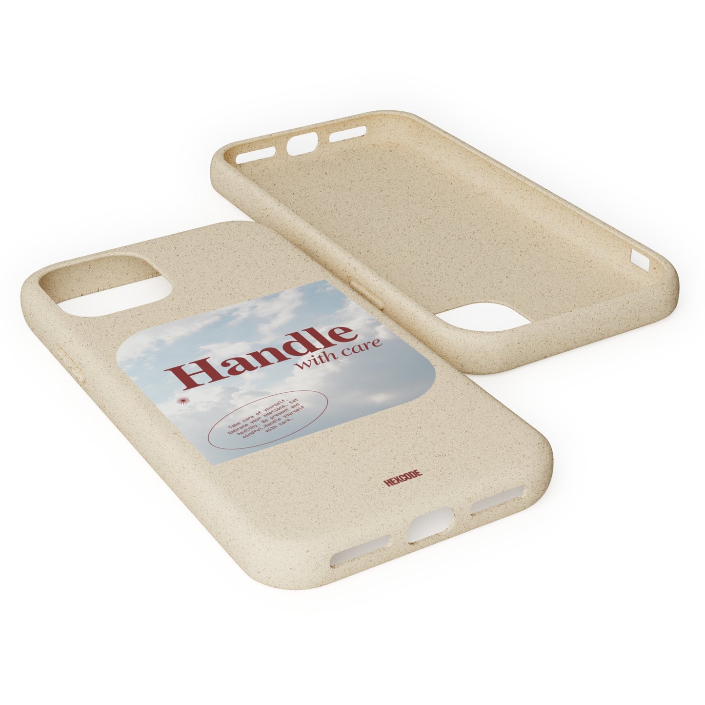 Handle with Care Biodegradable iPhone Case