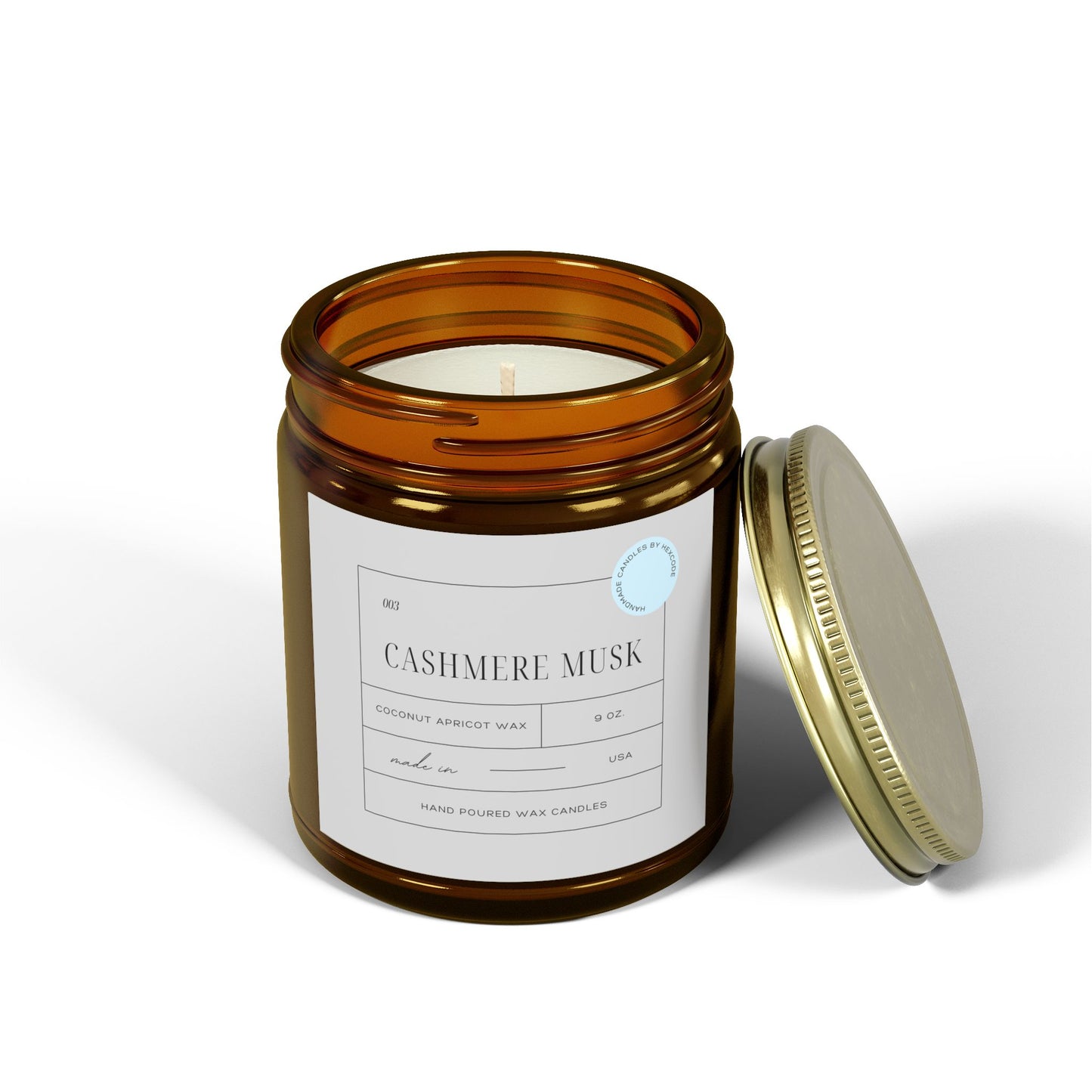 Cashmere Musk - Coconut Apricot Scented Candle