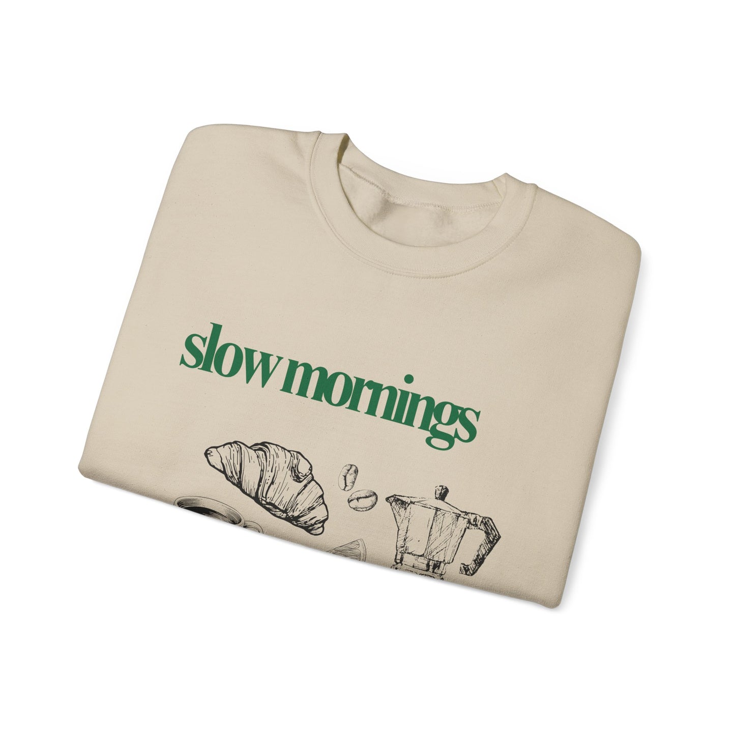 Slow Mornings Breakfast Club Coffee Graphic Sweatshirt