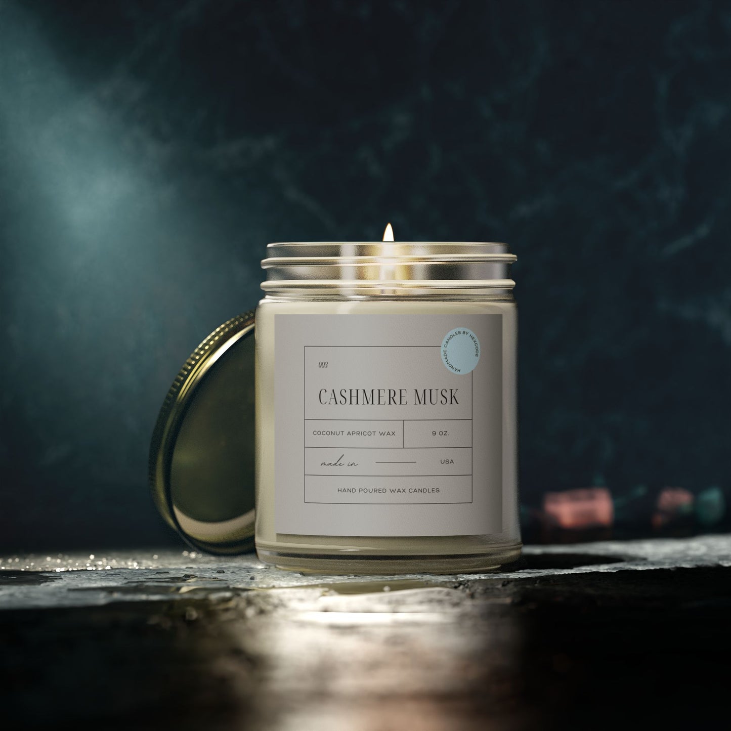 Cashmere Musk - Coconut Apricot Scented Candle