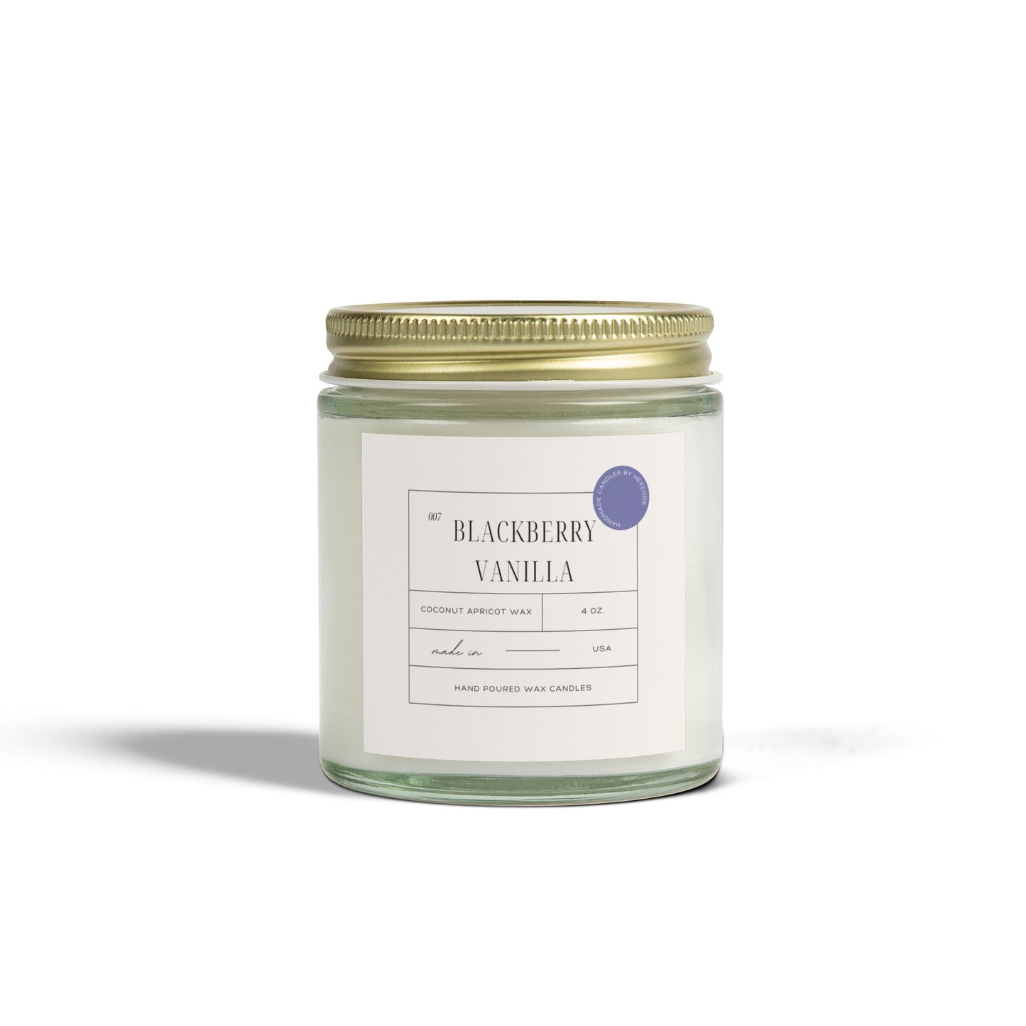 Blackberry Vanilla - Coconut Apricot Scented Candle