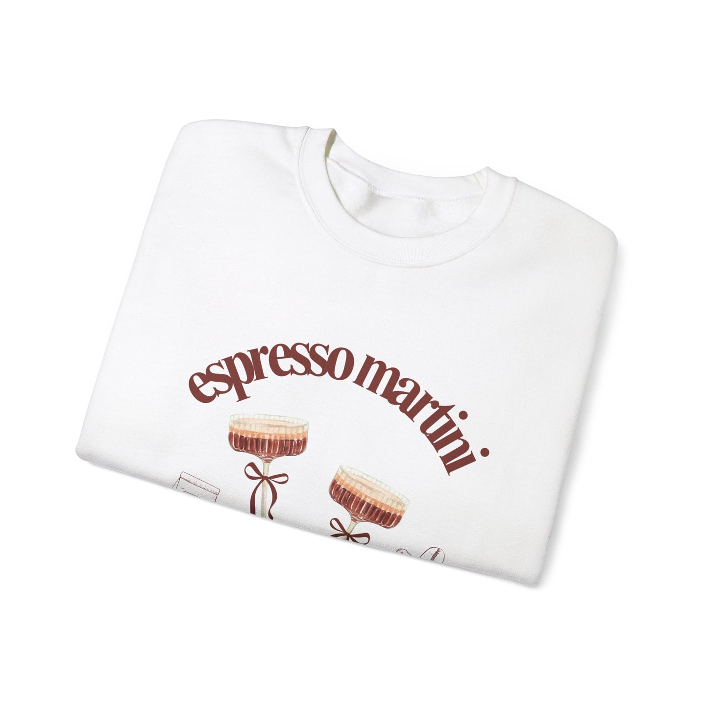 Espresso Martini Coffee Club Two Tinis Graphic Sweatshirt