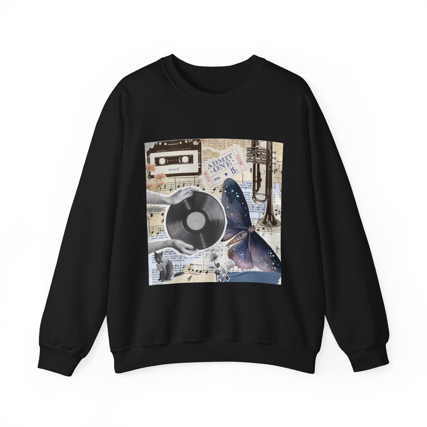 Listening Party Music Graphic Sweatshirt