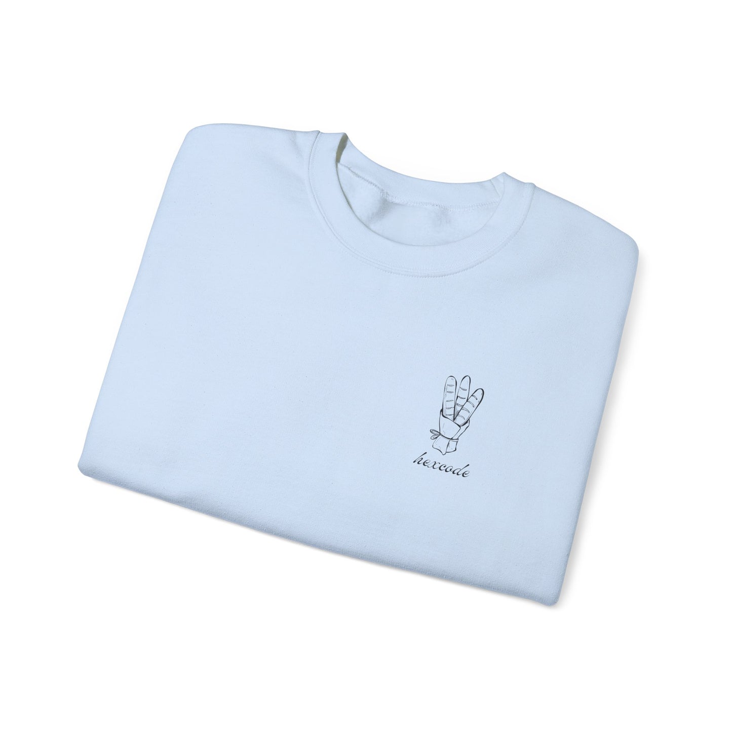 Baguette to Forget Le Pain Graphic Sweatshirt