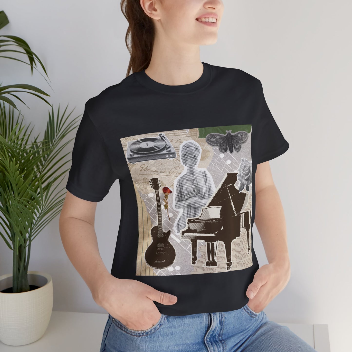 Phantom Music Graphic Streetwear T-Shirt