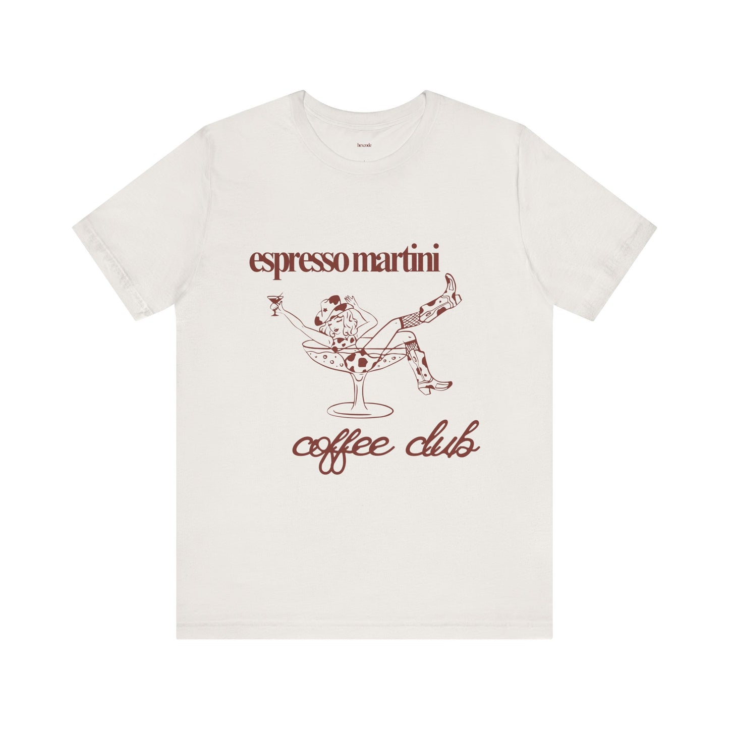 Espresso Martini Coffee Club Graphic Streetwear T-Shirt