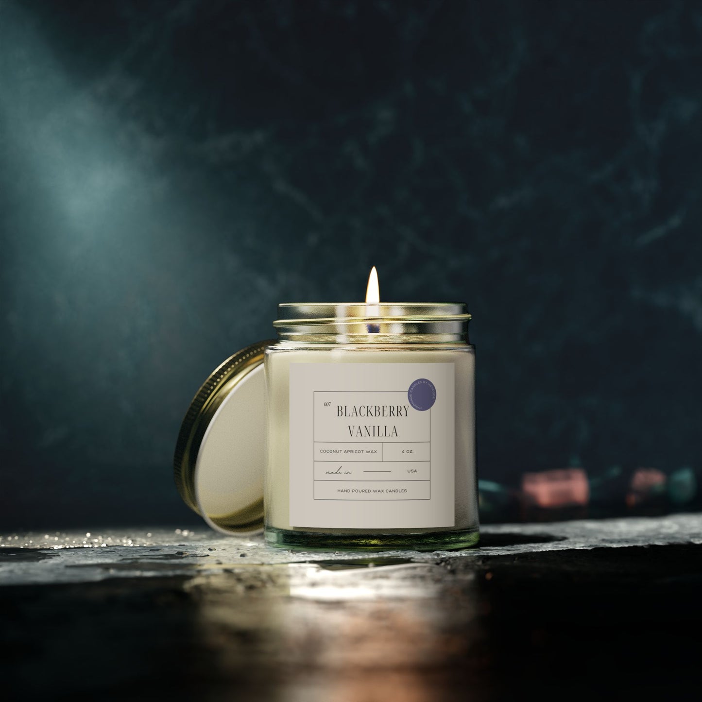 Blackberry Vanilla - Coconut Apricot Scented Candle
