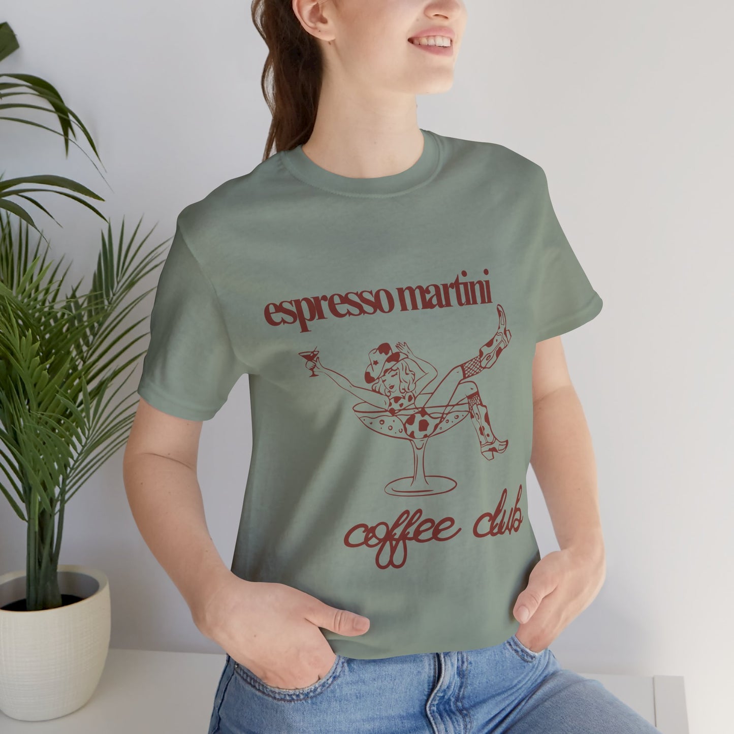Espresso Martini Coffee Club Graphic Streetwear T-Shirt