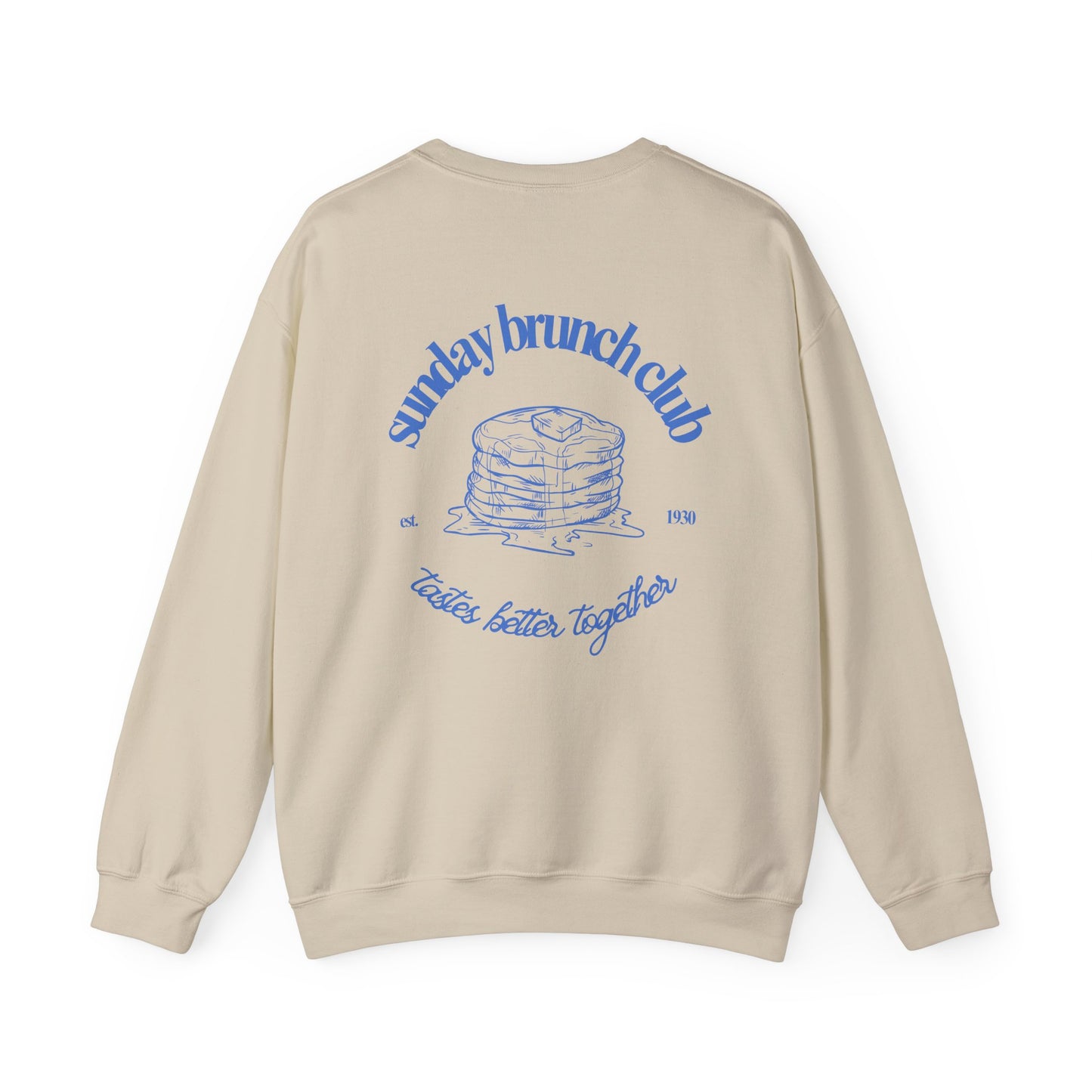 Sunday Brunch Club Breakfast Graphic Sweatshirt