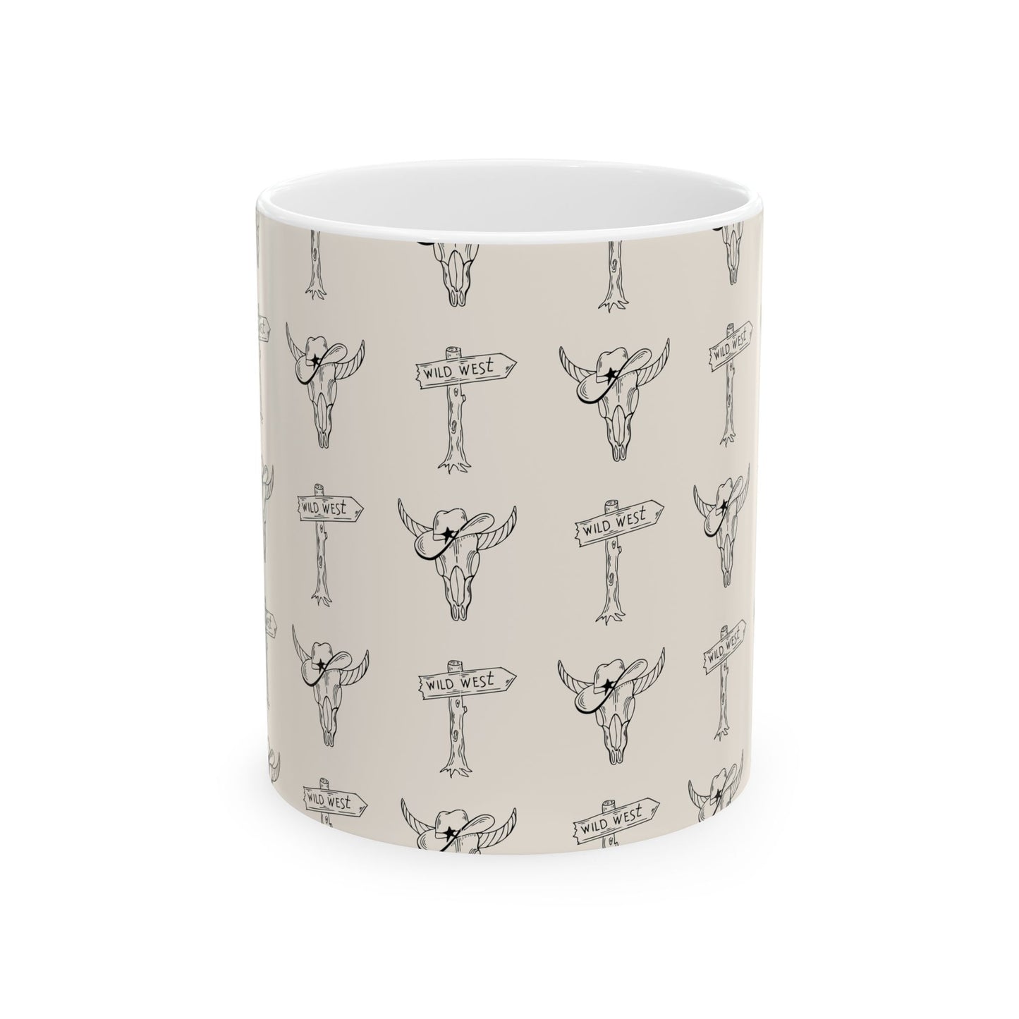 Wild West Ceramic Coffee Cup Mug