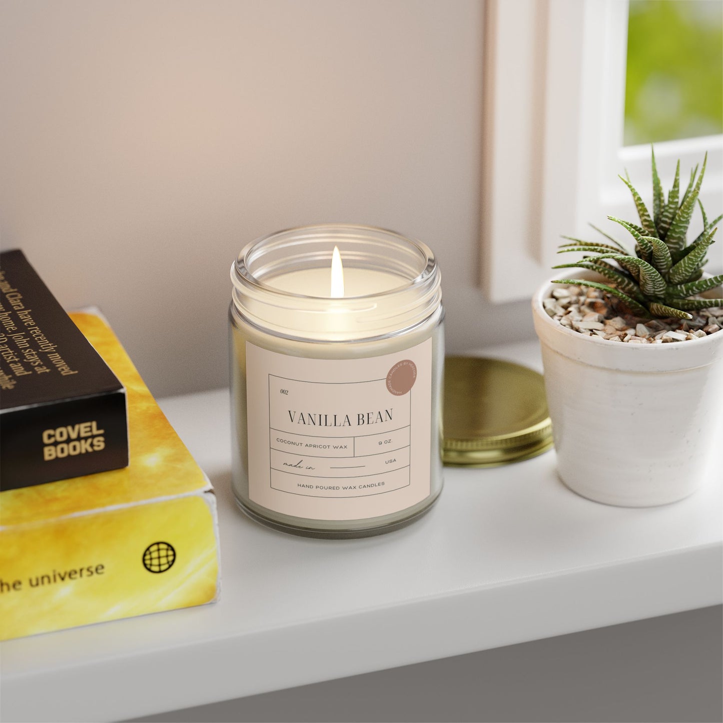 Vanilla Bean - Coconut Apricot Wax Scented Candle