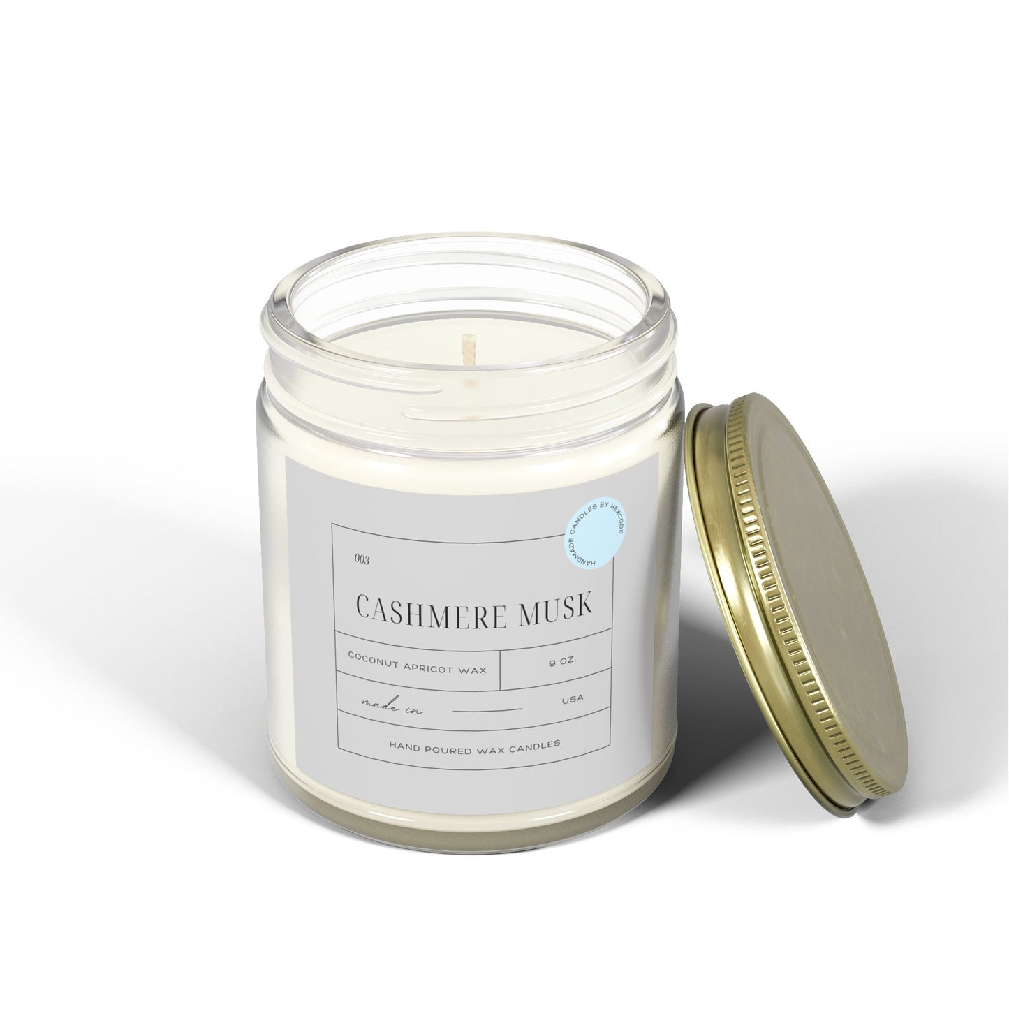 Cashmere Musk - Coconut Apricot Scented Candle