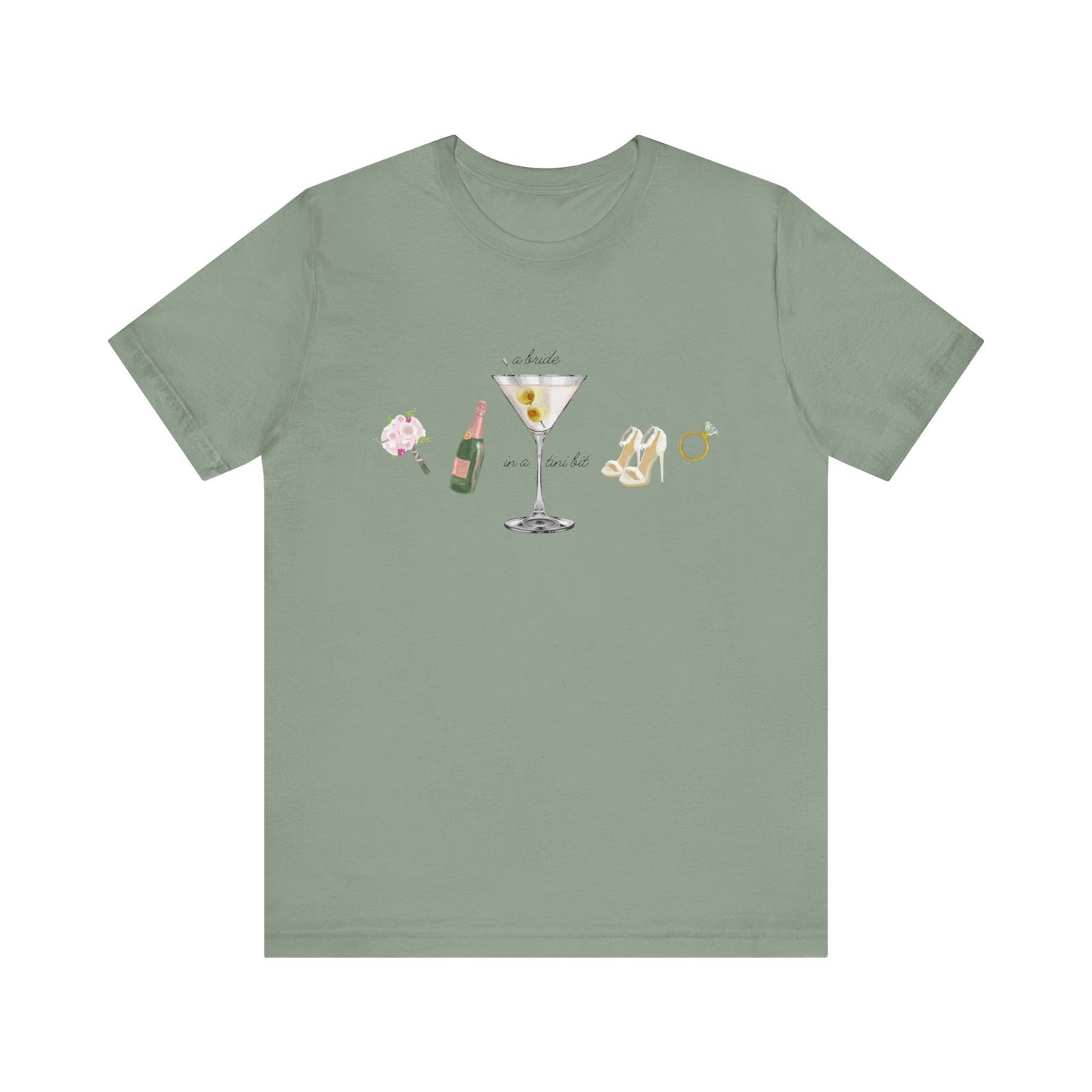 A Bride in a Tini Bit T-Shirt