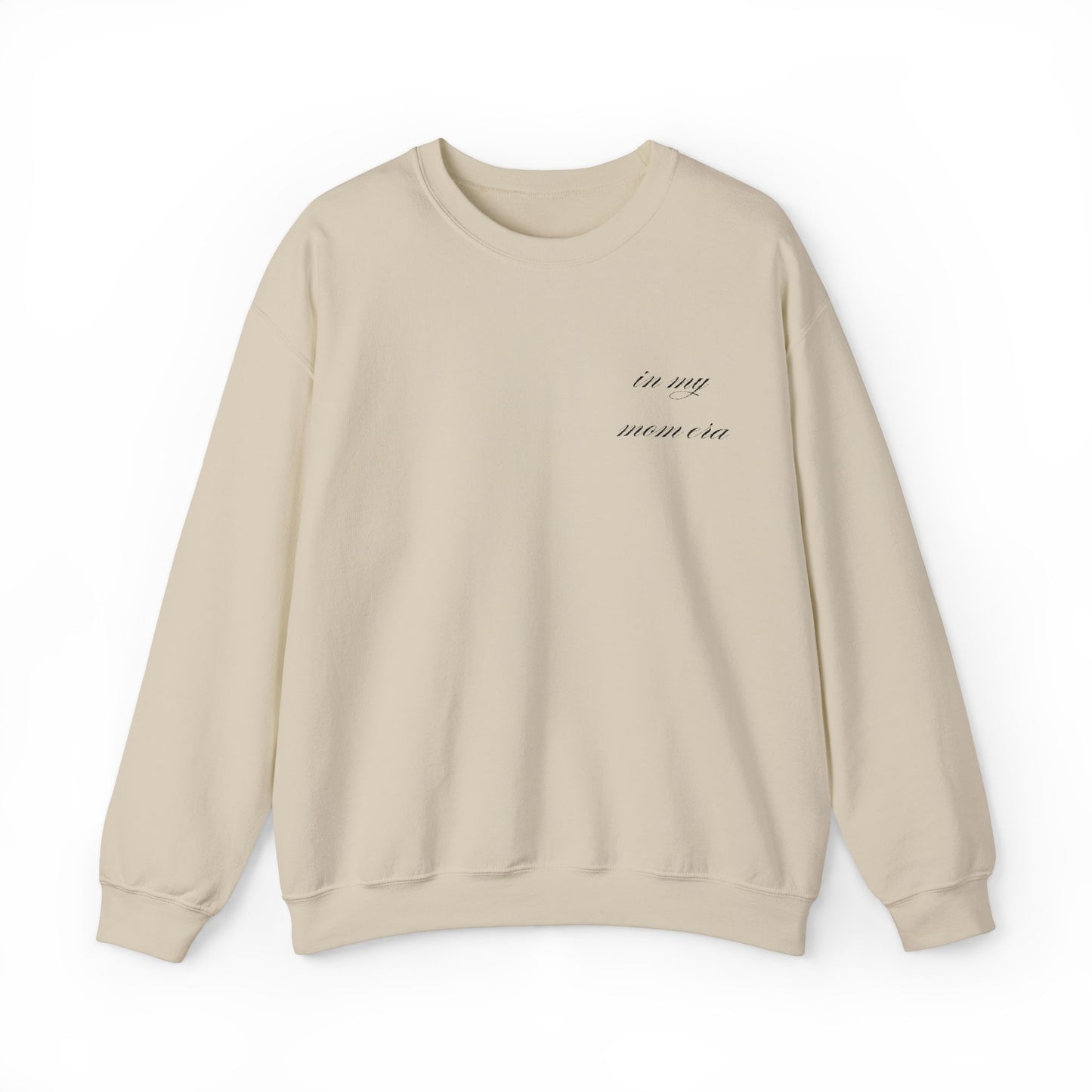 In My Mom Era Embroidered Crewneck Sweatshirt