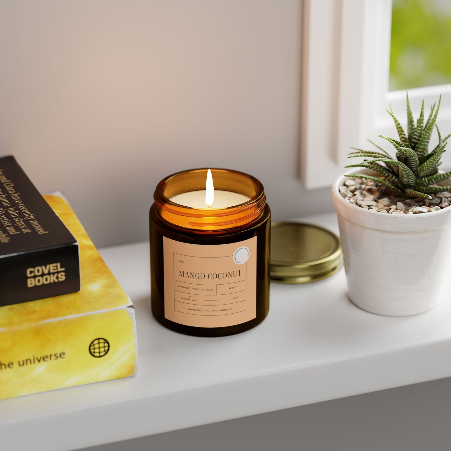 Mango Coconut - Coconut Apricot Scented Candle