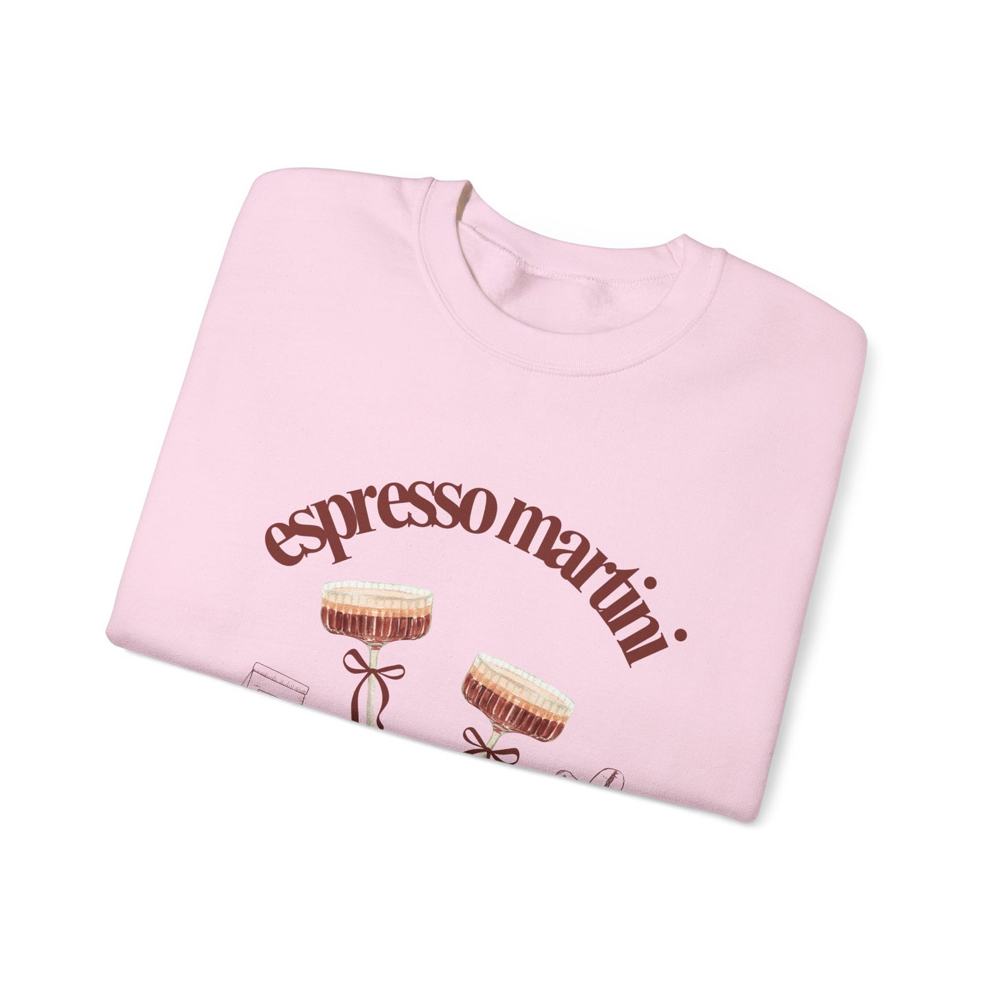 Espresso Martini Coffee Club Two Tinis Graphic Sweatshirt