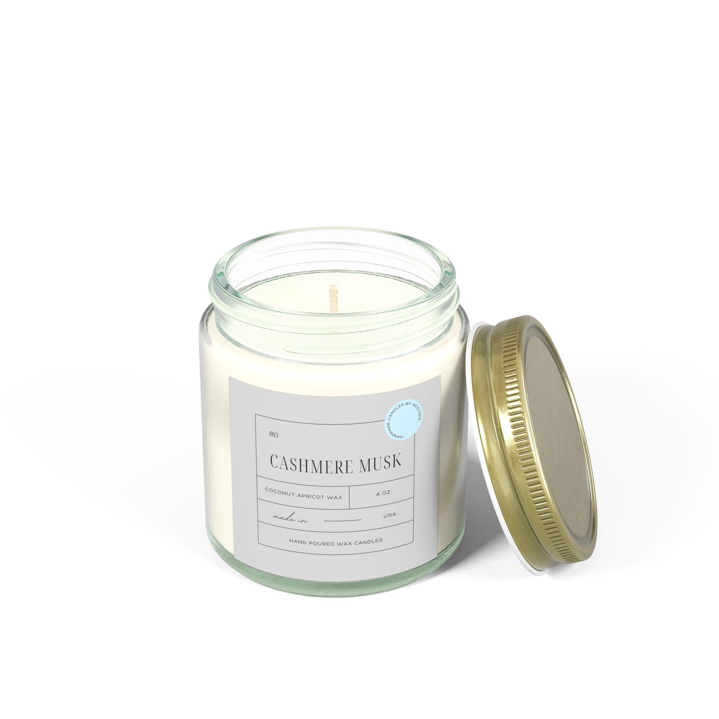 Cashmere Musk - Coconut Apricot Scented Candle