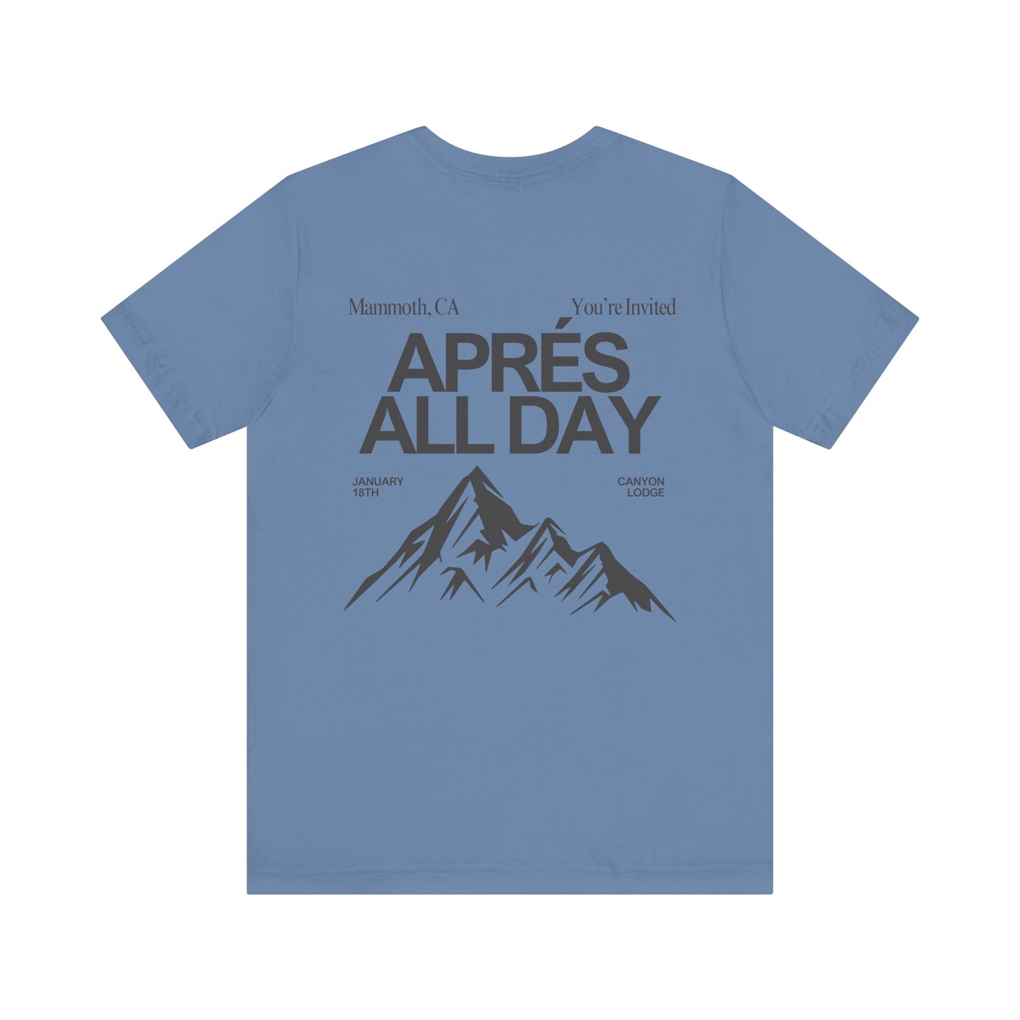 Aprés All Day Snowboard Streetwear T-Shirt