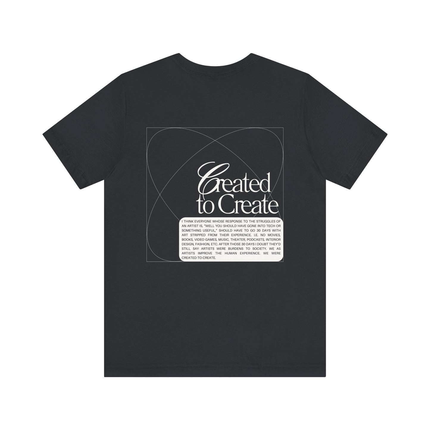 Created to Create Streetwear T-Shirt