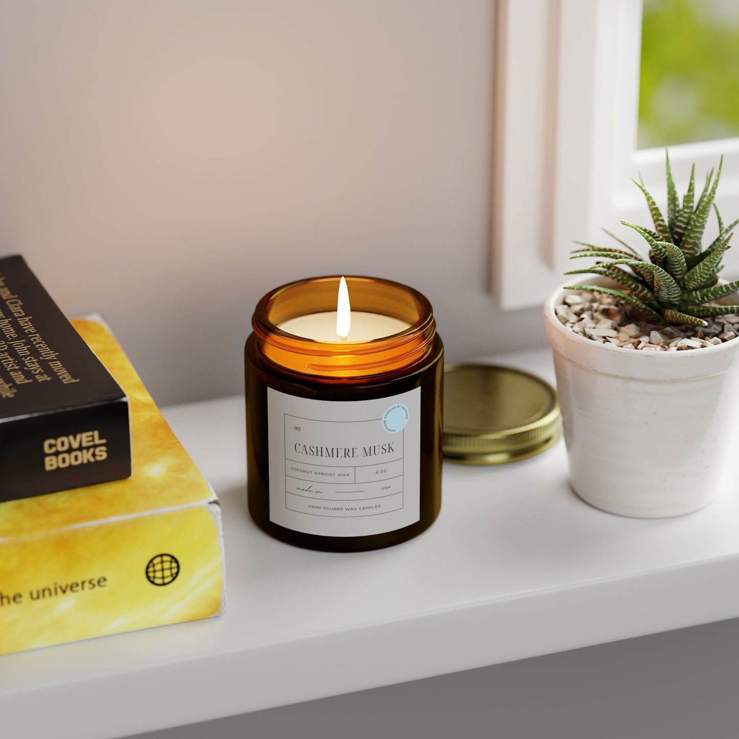 Cashmere Musk - Coconut Apricot Scented Candle