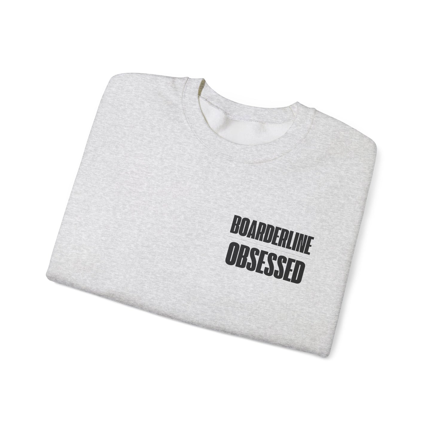 Boarderline Obsessed Graphic Snowboard Sweatshirt