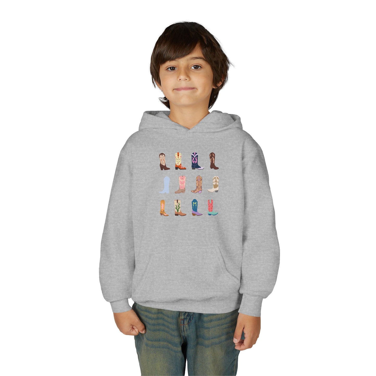 Cowboy Boot Youth Hoodie