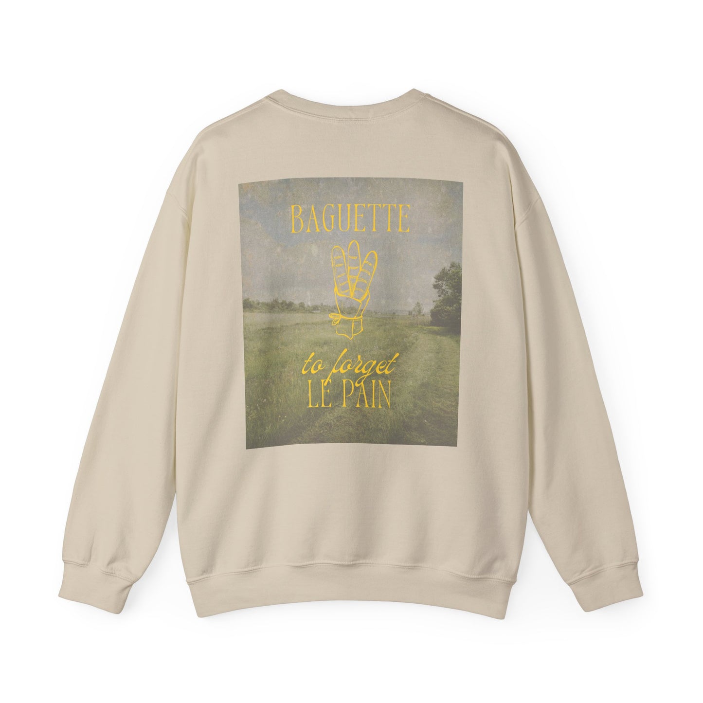 Baguette to Forget Le Pain Graphic Sweatshirt
