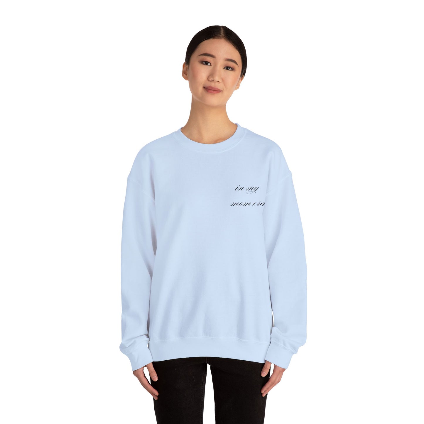In My Mom Era Embroidered Crewneck Sweatshirt