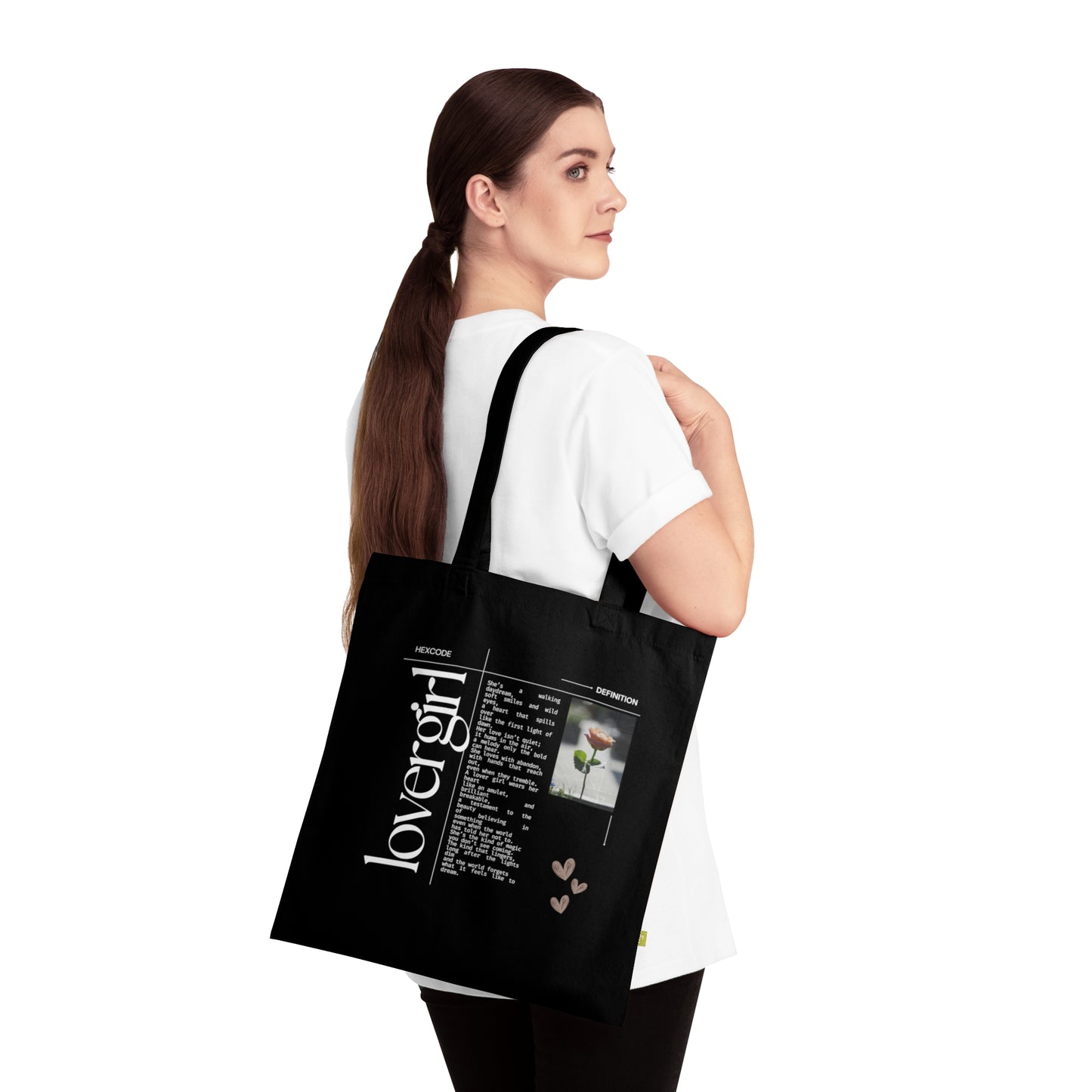 Lovergirl Loverboy Tote Bag - Black