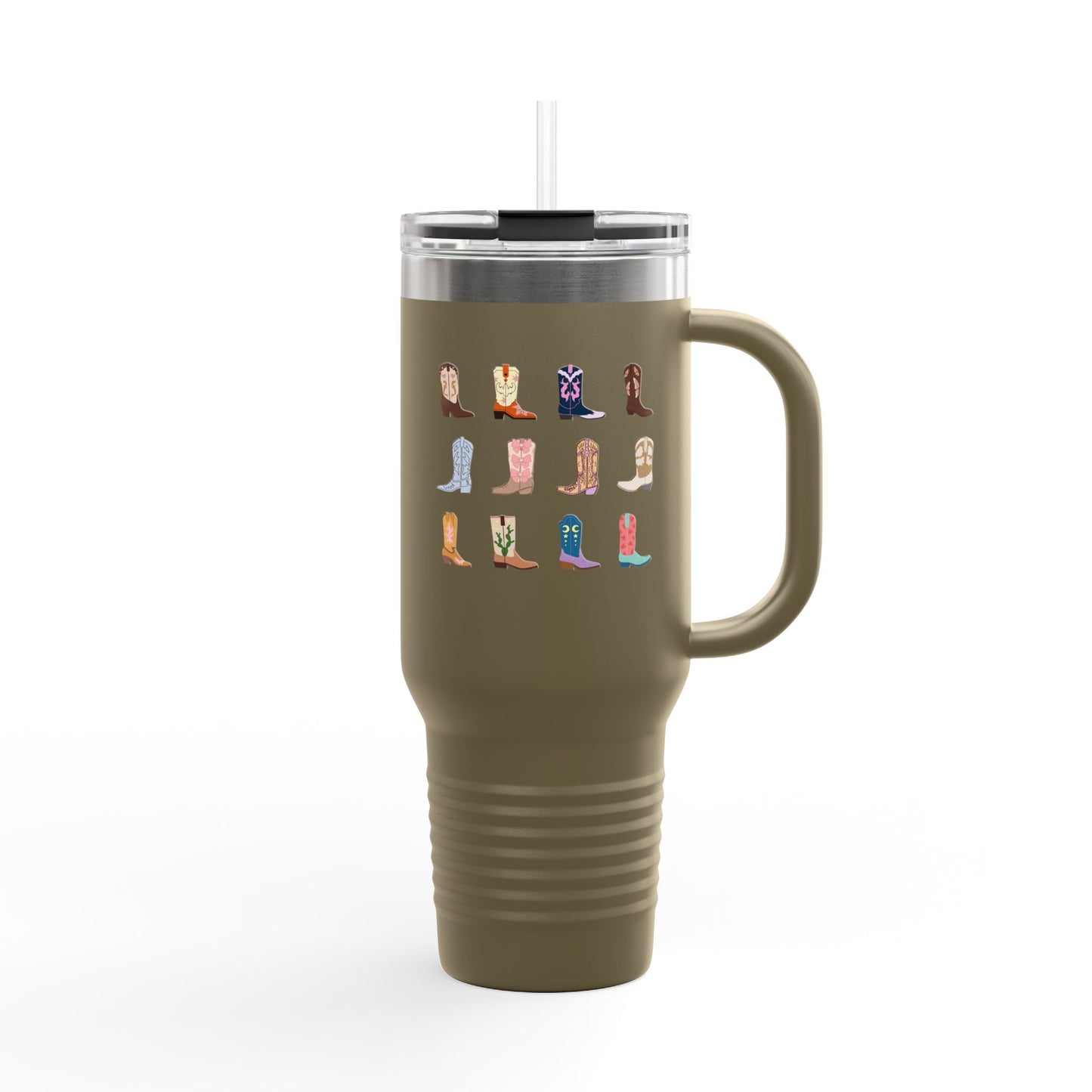 These Boots Insulated Travel Tumbler Mug
