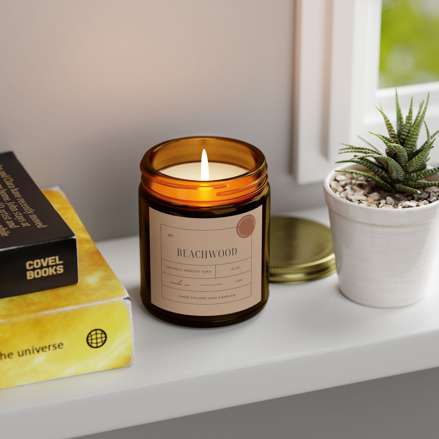 Beachwood - Coconut Apricot Scented Candle