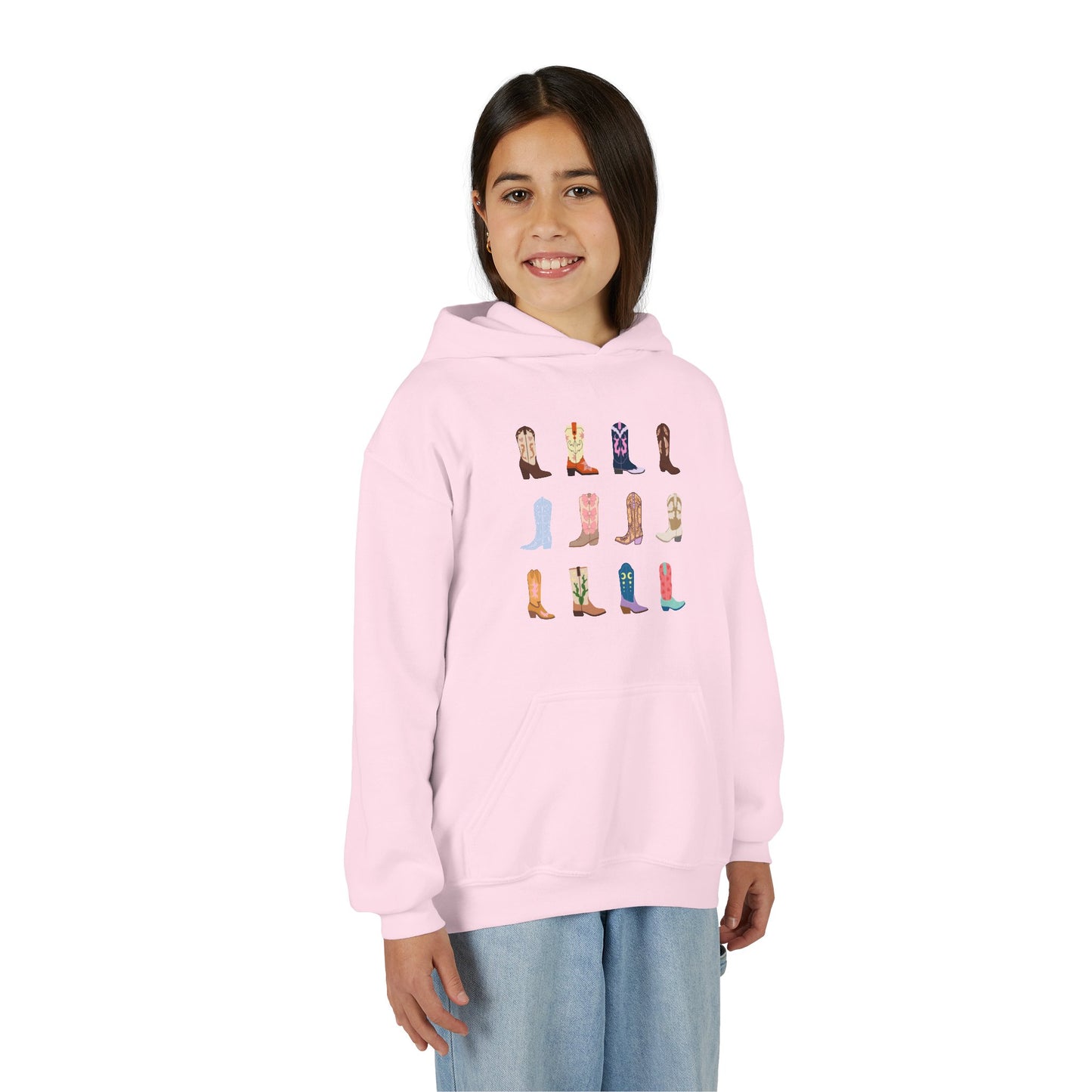 Cowboy Boot Youth Hoodie