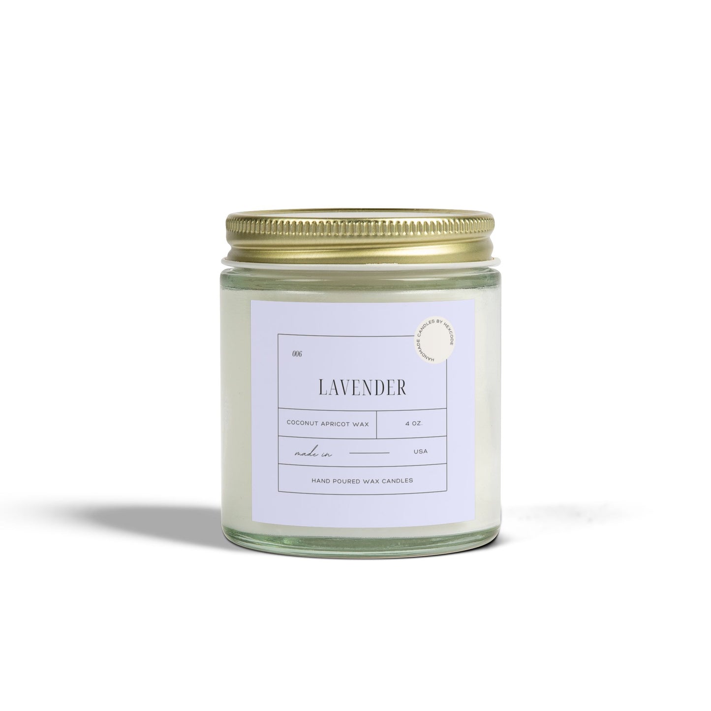 Lavender - Coconut Apricot Scented Candle