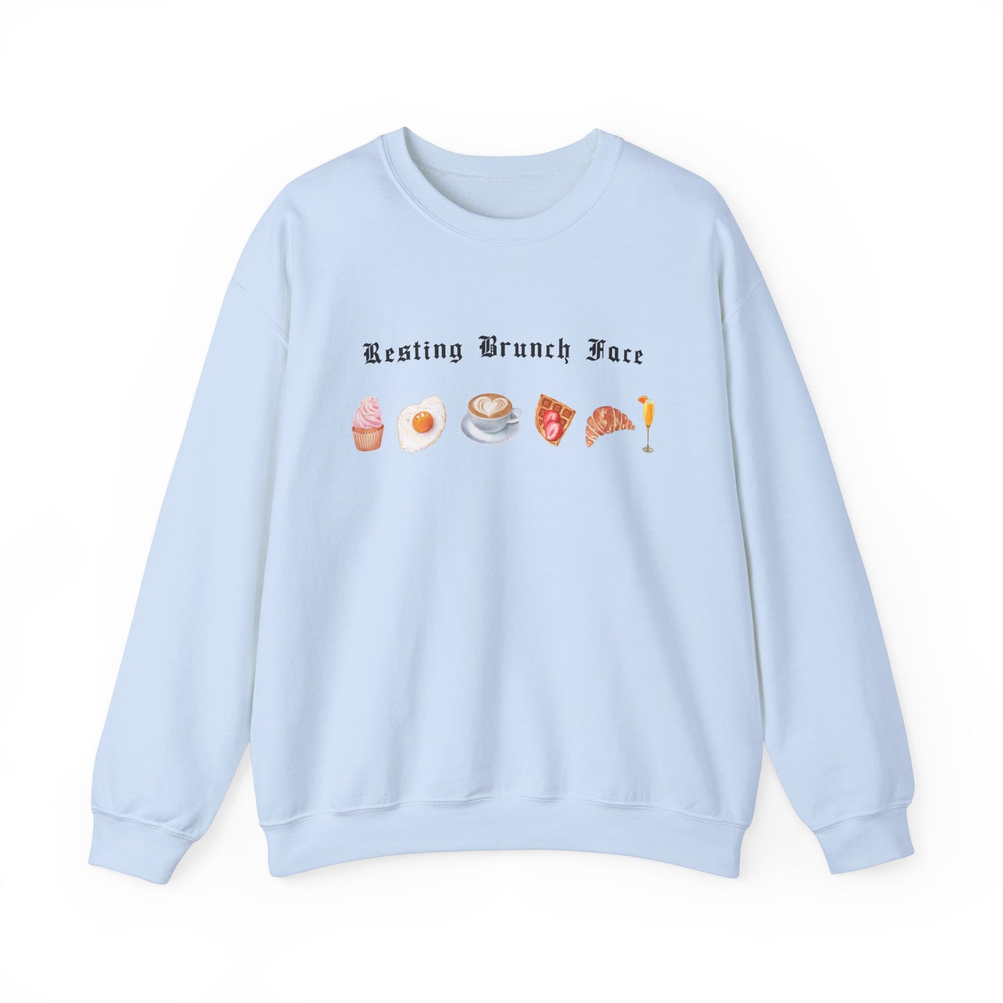 Resting Brunch Face Graphic Sweatshirt