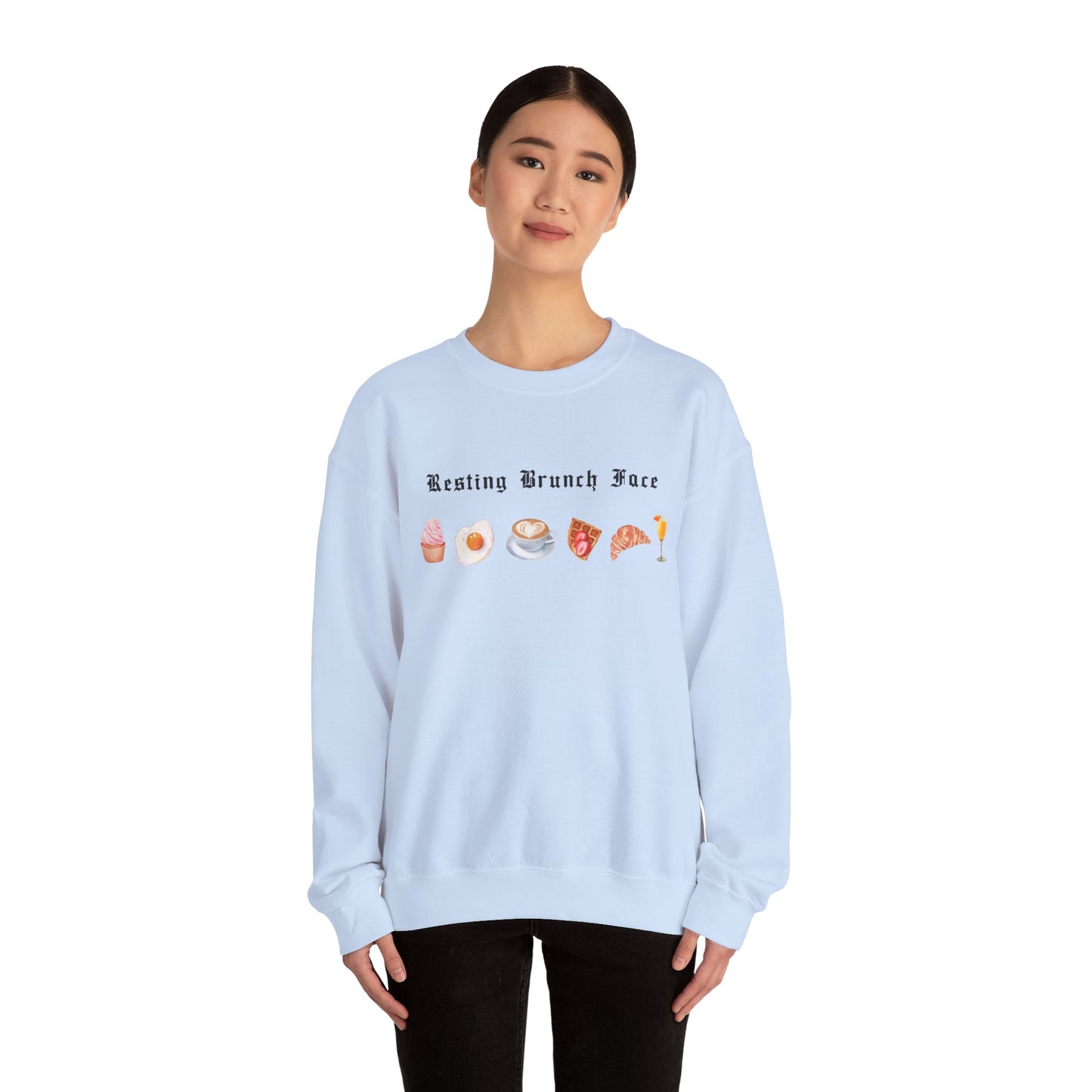 Resting Brunch Face Graphic Sweatshirt