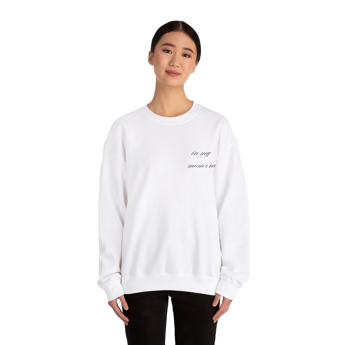In My Mom Era Embroidered Crewneck Sweatshirt