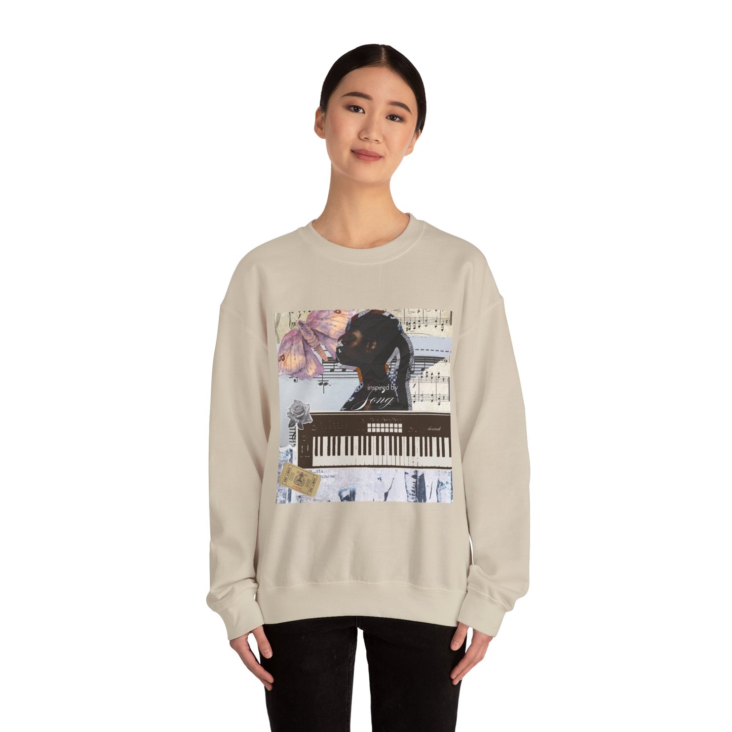 Inspired by Song Music Graphic Sweatshirt