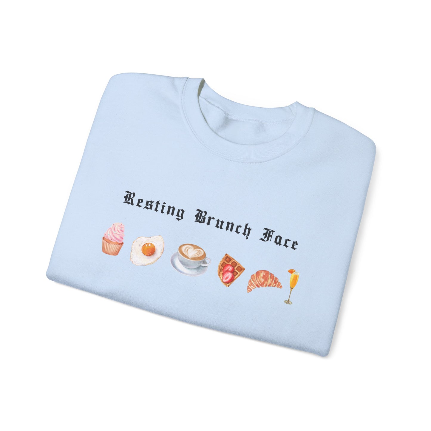 Resting Brunch Face Graphic Sweatshirt