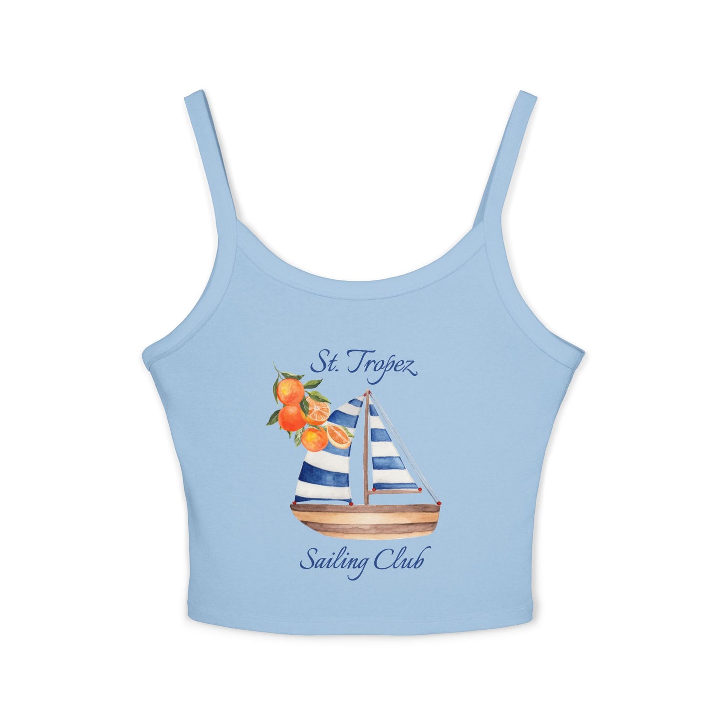 St. Tropez France Spaghetti Strap Tank Top