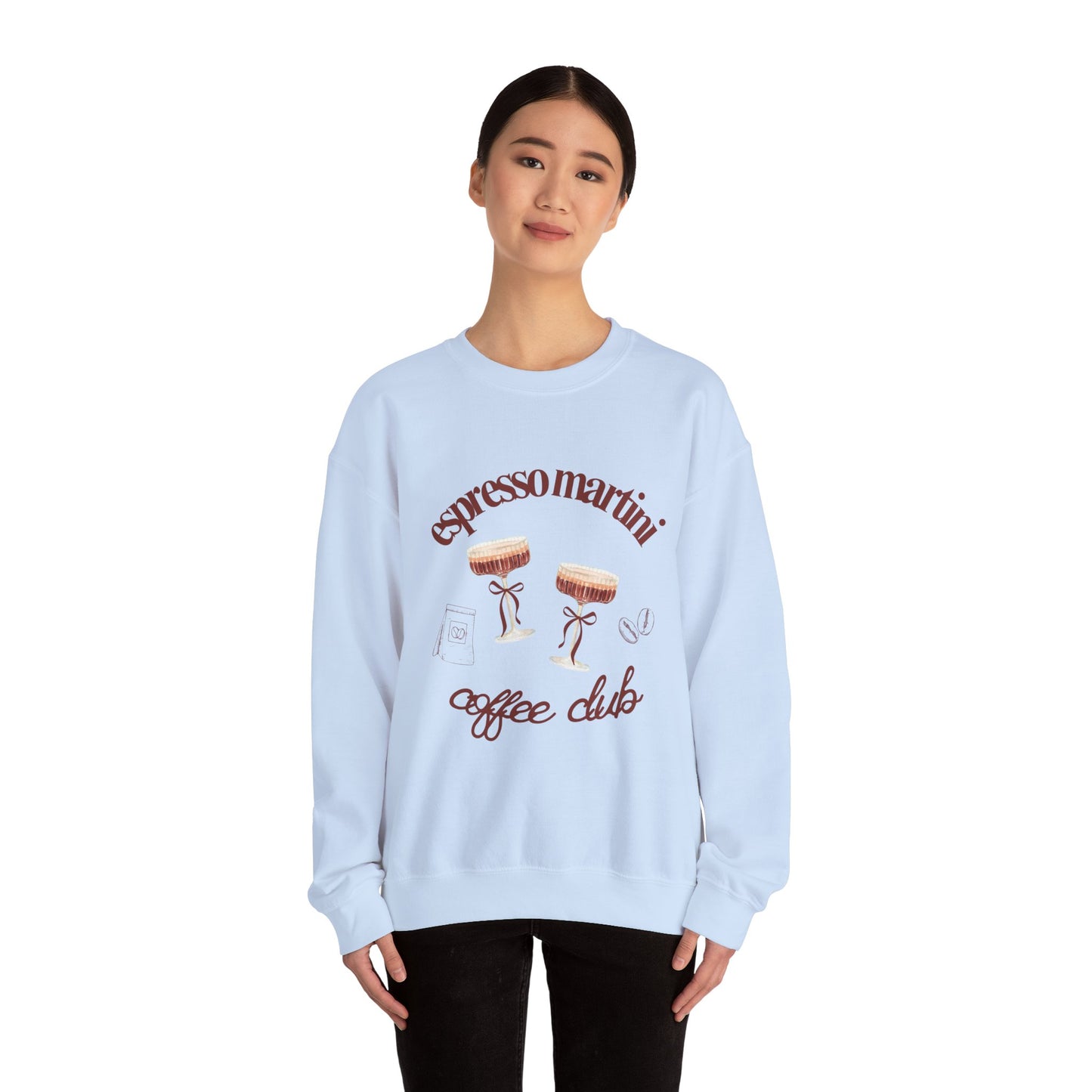 Espresso Martini Coffee Club Two Tinis Graphic Sweatshirt