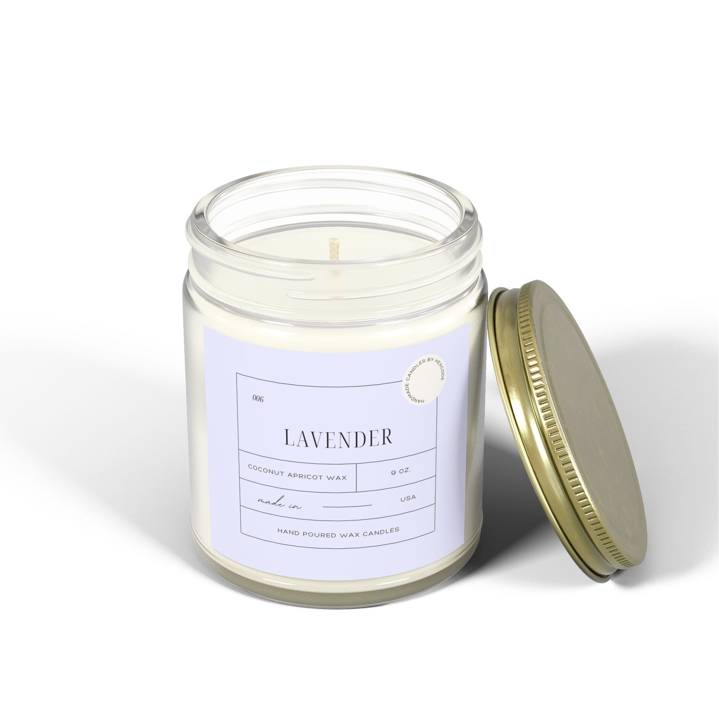 Lavender - Coconut Apricot Scented Candle